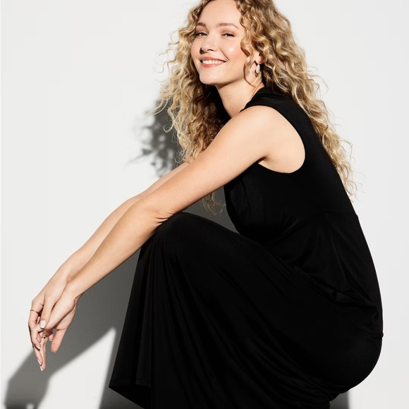 Old Navy The Occasion Twist-Front Maxi Dress – NWT – Size XL –Black - Picture 9 of 9